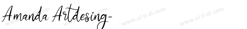 Amanda Artdesing字体转换